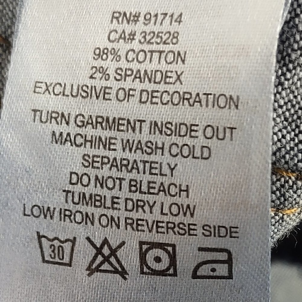 Armani Exchange Super Skinny Blue Jeans Size 26 - Picture 9 of 9